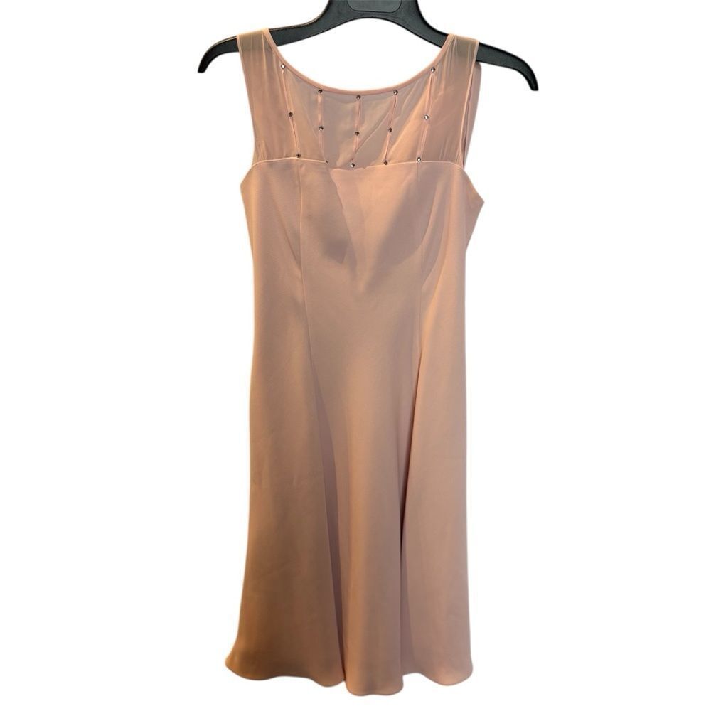 Evan Picone Women's Elegant Pink Sleeveless Dress Size 6